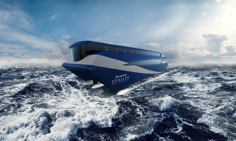 Condor Ferries will be using the Artemis eFoiler™ Ferry Concept © Artemis Technologies Condor Ferries will be using the Artemis eFoiler™ Ferry Concept © Artemis Technologies