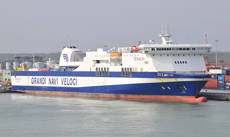 Grimaldi-owned TENACIA entered in October a three year bareboat charter for GNV © Marc Ottini Grimaldi-owned TENACIA entered in October a three year bareboat charter for GNV © Marc Ottini