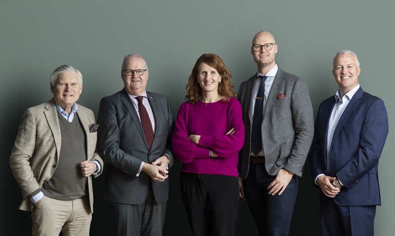 EHRENBERG SØRENSEN Communications' advisory board, newly appointed Søren Poulsgaard Jensen to the right