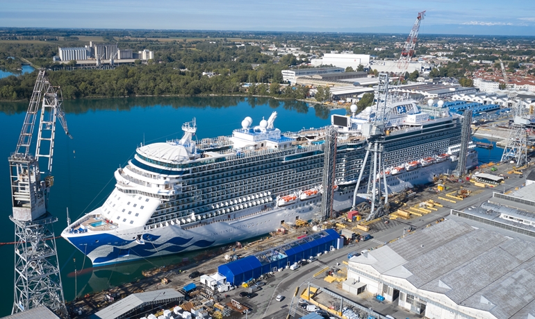 ENCHANTED PRINCESS was delivered in September 2020 © Fincantieri