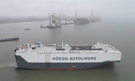 HÖEGH AURORA sea trials © Höegh Autoliners