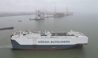 HÖEGH AURORA sea trials © Höegh Autoliners