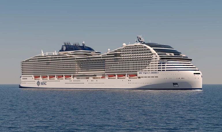 MSC Cruises cuts steel on MSC WORLD AMERICA, second world class ship ...