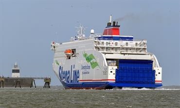 STENA ESTRID is now back on the Central Corridor route between Holyhead and Dublin. © Maritime Photographic