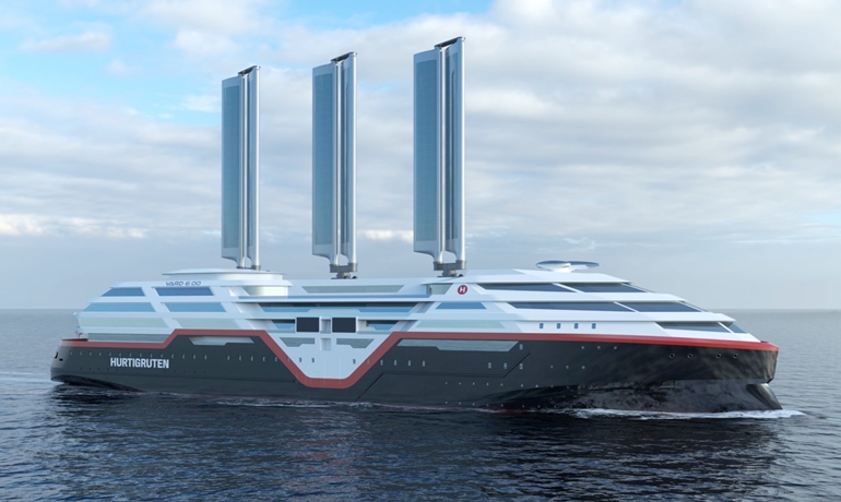 Hurtigruten SeaZero, the new design © VARD Design