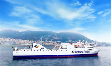 KERRY links Rosslare with Bilbao twice per week. © Brittany Ferries