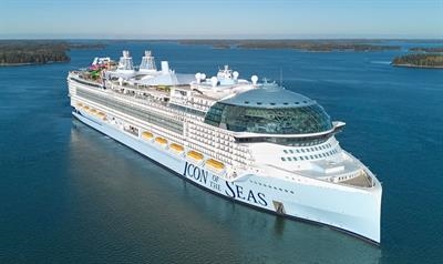 ICON OF THE SEAS was delivered at the end of November last year © Meyer Turku