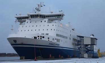 FINNCLIPPER, together with FINNFELLOW, today service the route between Port of Naantali and Kapellskär © Kai Ortel