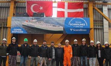 First steel cut for Scandlines new zero-emission double-ender ro-pax at ...