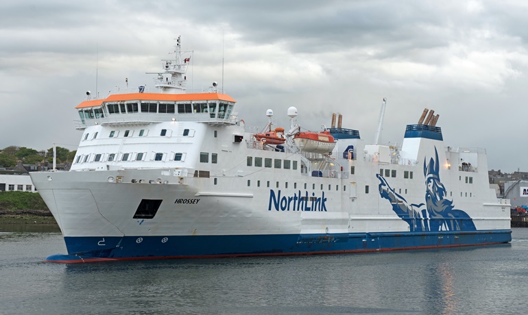 HROSSEY and its sister vessel HJALTLAND were delivered from Finland in 2002. © Frank Lose HROSSEY and its sister vessel HJALTLAND were delivered from Finland in 2002. © Frank Lose