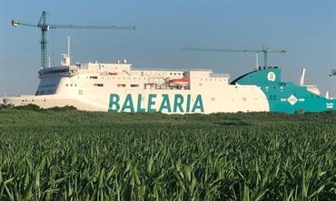 MARIE CURIE was built by Cantiere Navale Visentini © Baleària