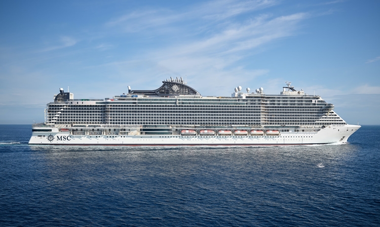 MSC SEASCAPE sea trials © MSC Cruises