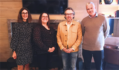 Abby Penlington, Director; Jo Harvey, Vice Chair; Peter Griffiths, Chair and Nigel Wonnacott, former Chair