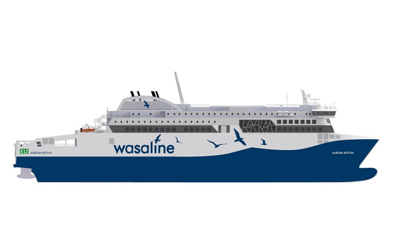 Wasaline's newbuild to be named AURORA BOTNIA, Wasaline's newbuild to be  named AURORA BOTNIA | Shippax