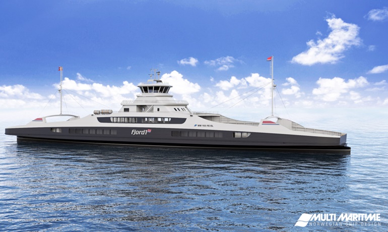 Tersan Shipyard is already building new electric ferries for Fjord1, for the route Anda-Lote, and more newbuildings are likely to follow. © Photo: Multi Maritime