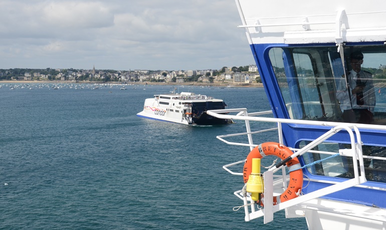 Brittany Ferries is a minority shareholder in Condor Ferries. © Philippe Holthof