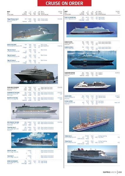 Shippax Guide 18, MSC SEASIDE & cruise ship development. | Shippax