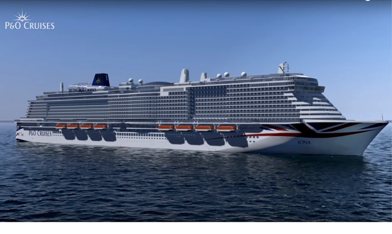 Steel cut and name revealed for P&O Cruises 2020 newbuild | Shippax