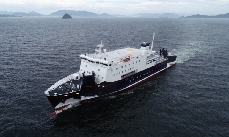 Naikai Zosen delivered a 120-metre ro-pax to Taiwan | Shippax